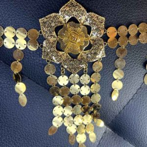 کمربند طلا پولکی تراش 01